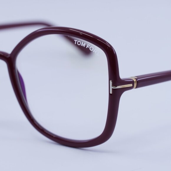 🕶️ New Tom Ford FT5845-B 074 Eyeglasses - Bordeaux Frame - Picture 4 of 9